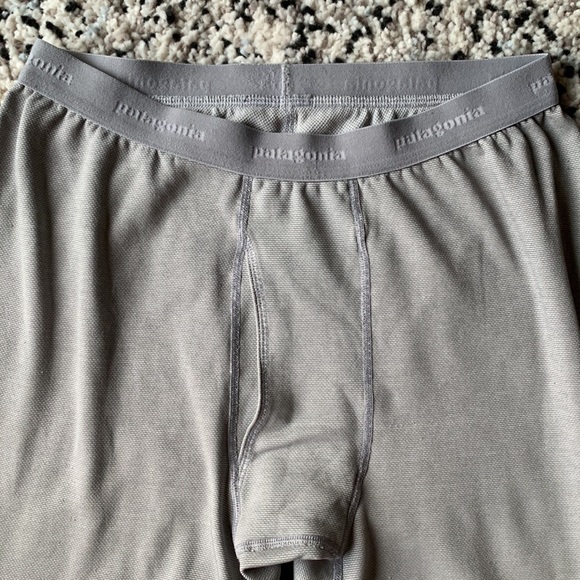 Patagonia Men’s Grey Thermal Layer Outdoor Hiking Camping Pants Size Large - Picture 4 of 13
